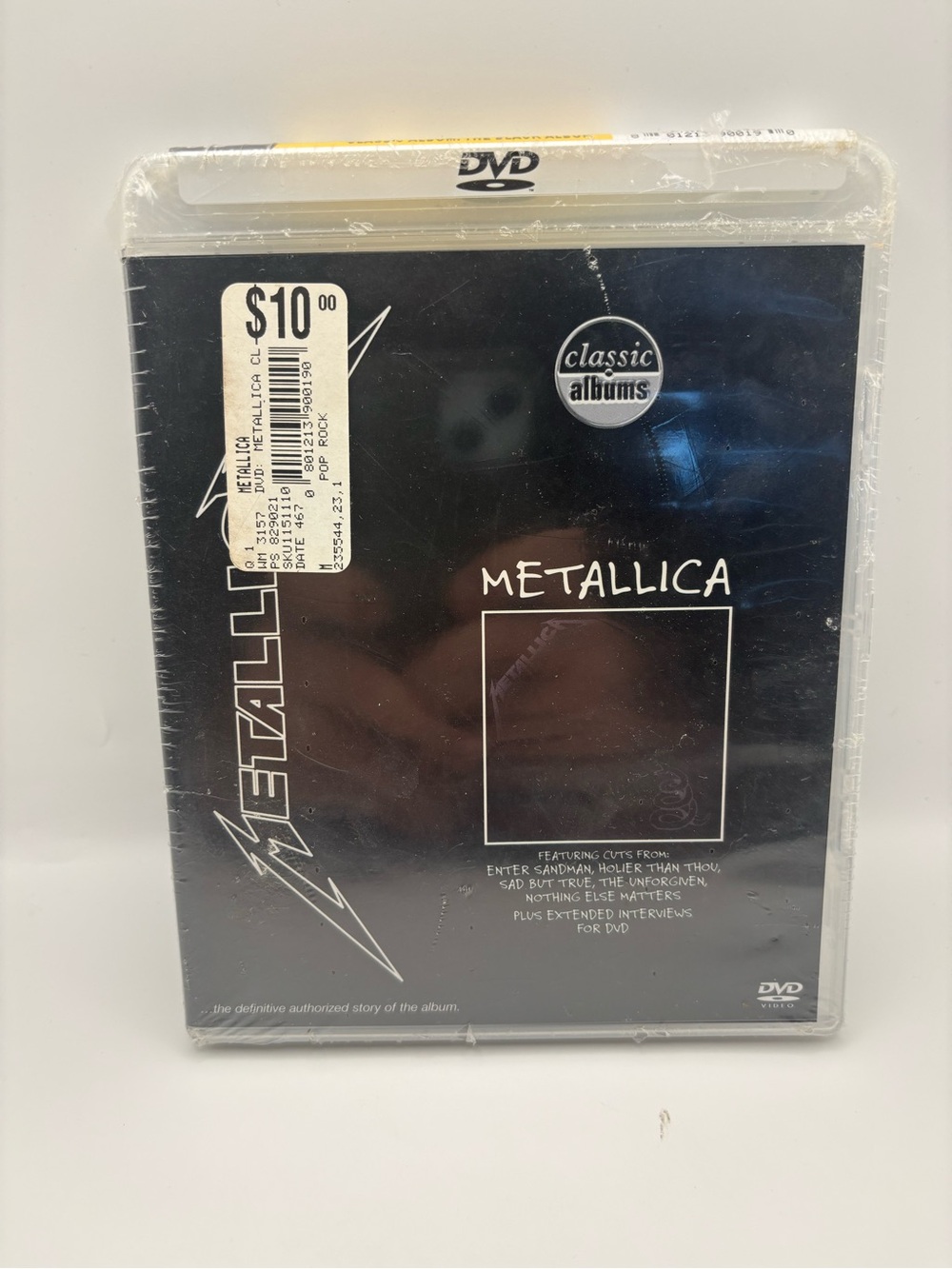 Metallica The Black Album Classic Albums DVD 2001 Sealed